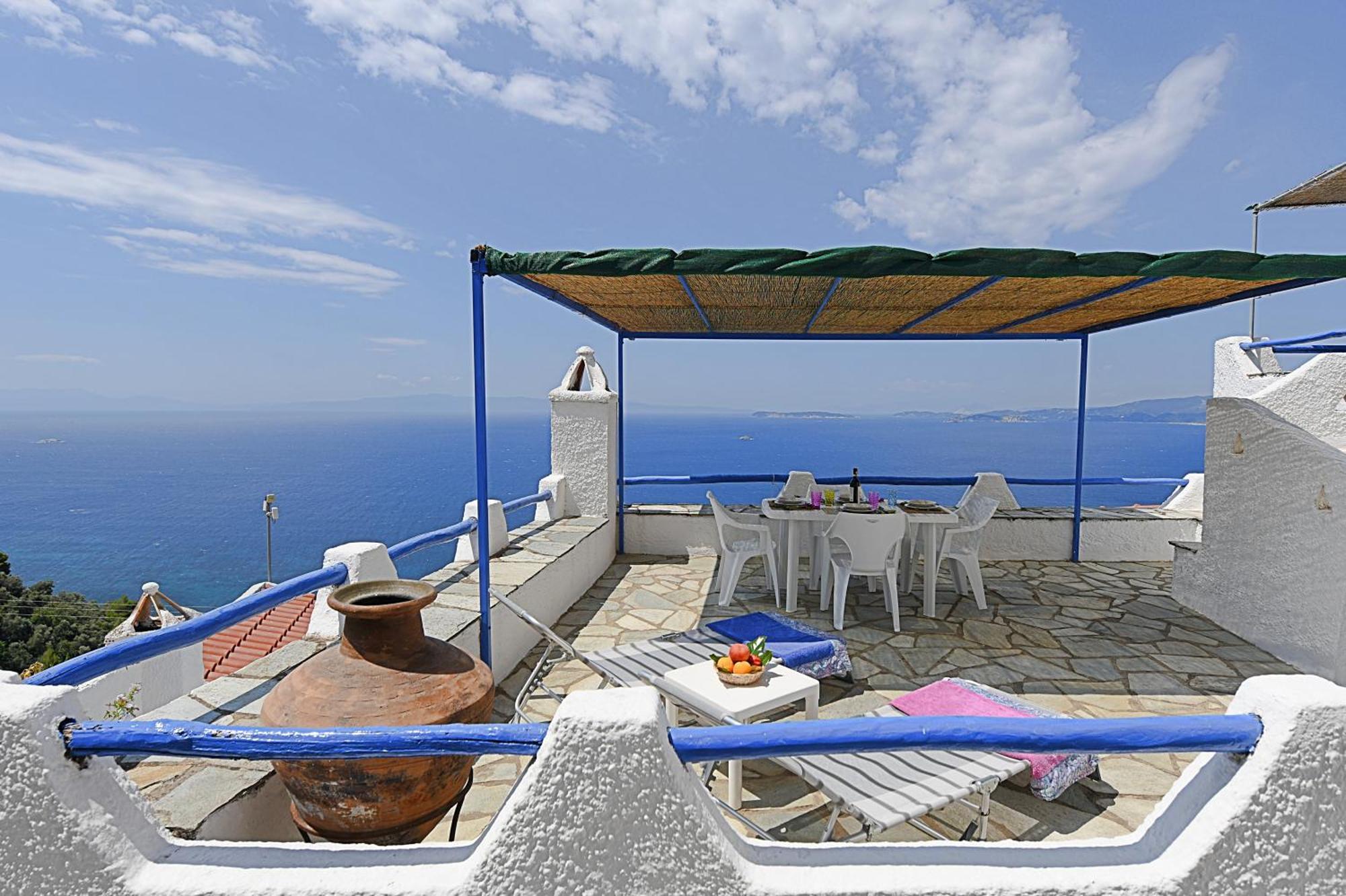 Secret Sporades Panoramic Residence Klima  Ruang foto