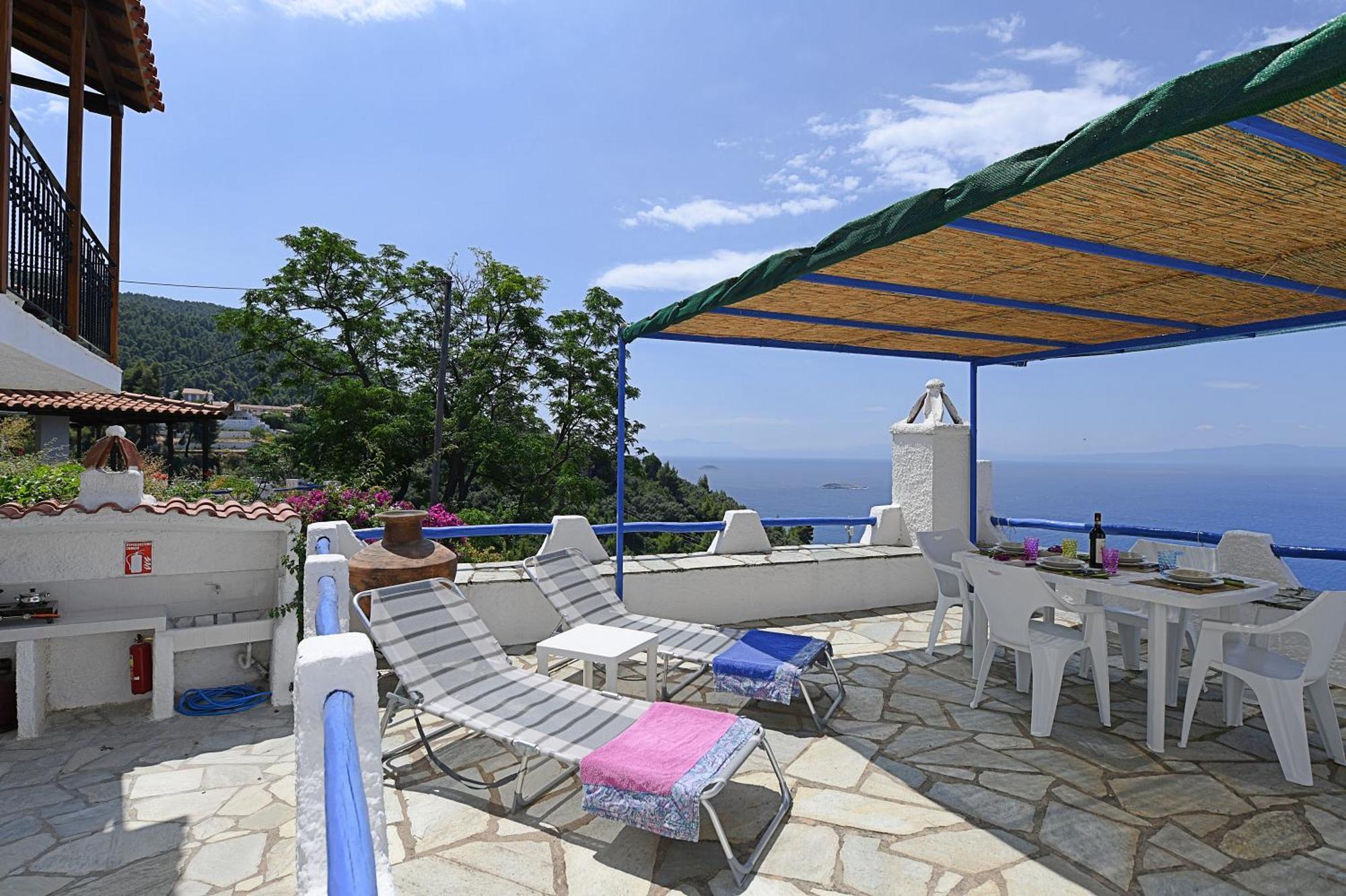 Secret Sporades Panoramic Residence Klima  Ruang foto